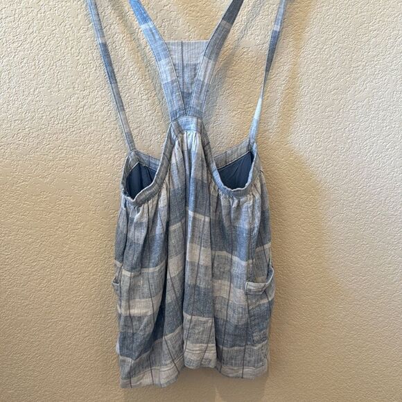 NWT Free People Plaid Breeze Suspender Dress size 8 - Picture 9 of 10